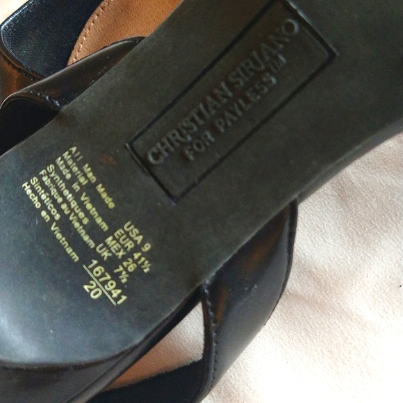 Size nine black slingback - Picture 3 of 6